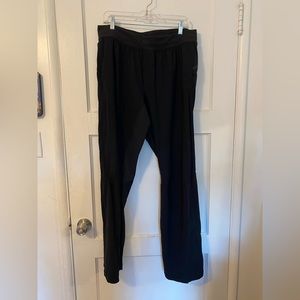 Black Lululemon track pants